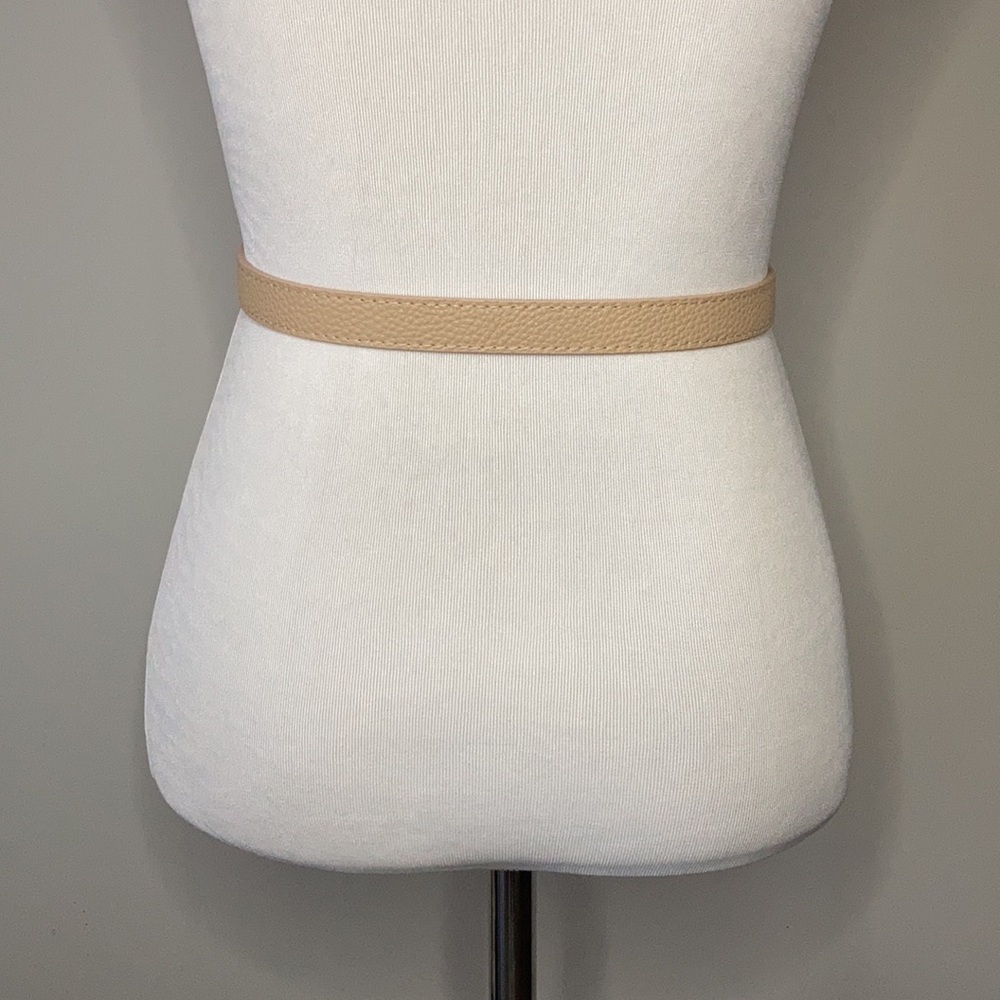 NWT Tan Wrap Coat Belt Vegan Leather O/S - Picture 6 of 10